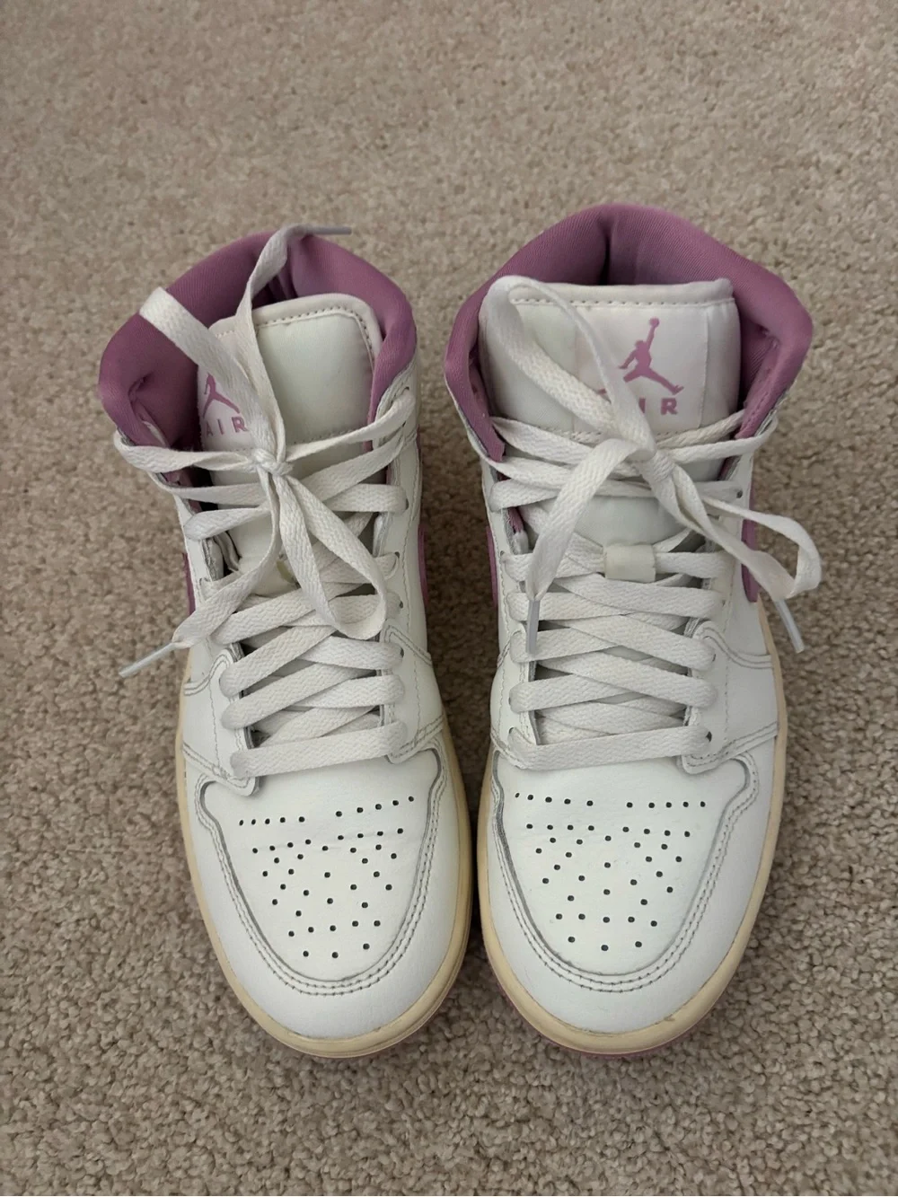 Nike Wmns Air Jordan 1 Mid shoes Women Casual BQ6472-162 size US 6.5